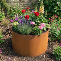 Circular Rustic Steel Planter & Tree Ring - 900mm Diameter x 600mm Height